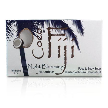 COCO FIJI Infused Face  Body Soap with Raw Coconut Oil Night Blooming Jasmine 833884001265
